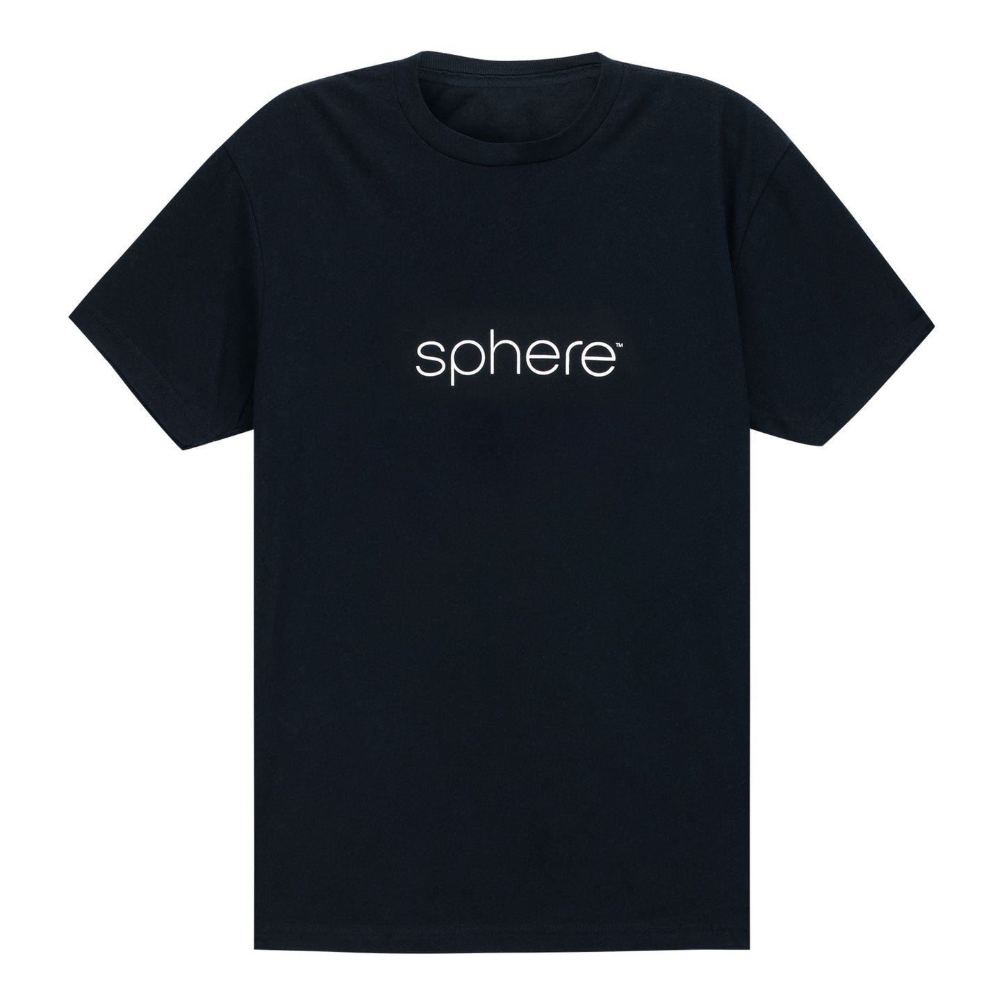 Sphere Orbi Has Your Back Tee In Black - Front View