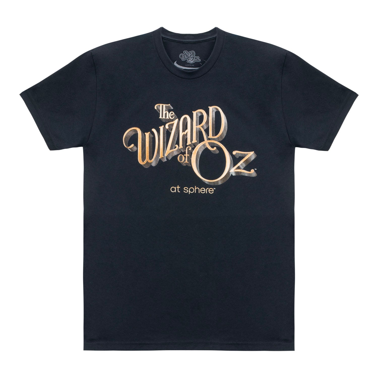 The Wizard of Oz at Sphere Logo Black Tee - Front View