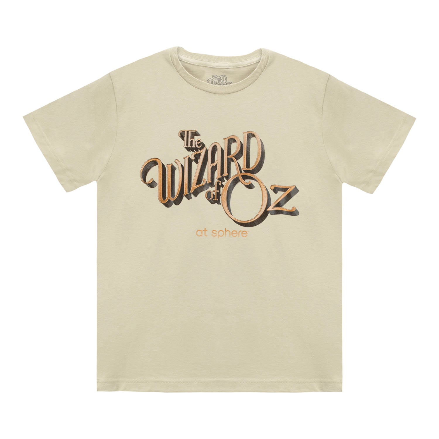 The Wizard of Oz at Sphere Logo Natural Tee - Front View