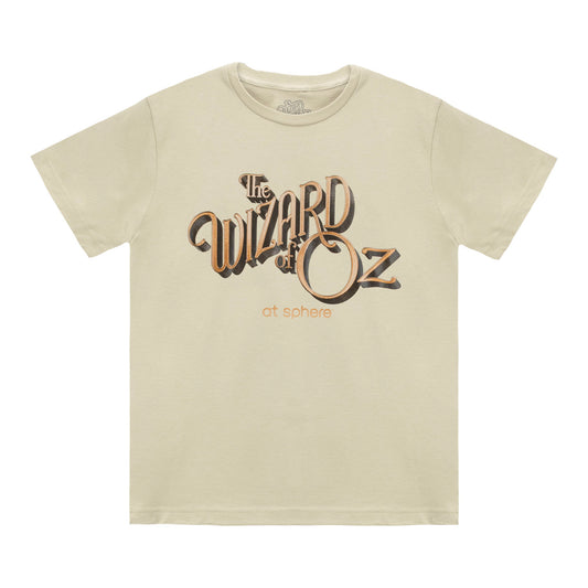 The Wizard of Oz at Sphere Logo Natural Tee - Front View