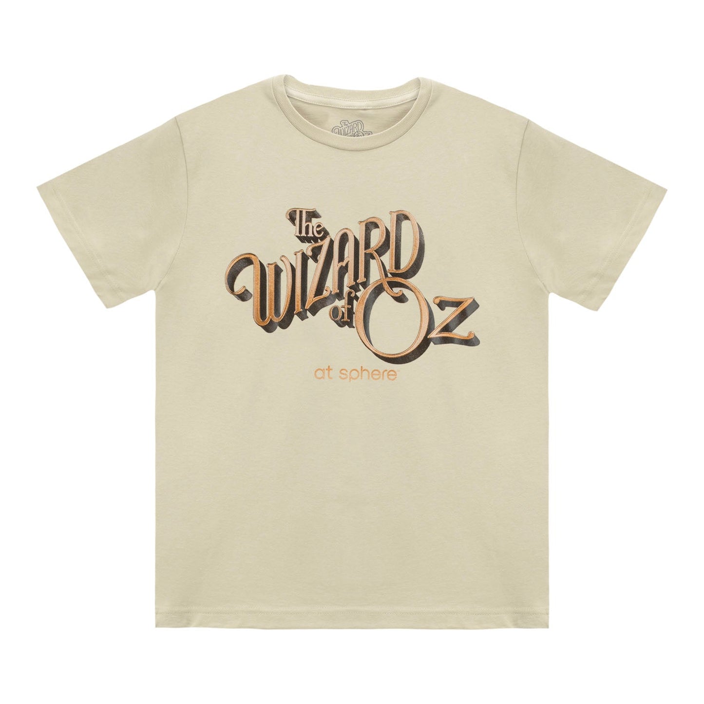 The Wizard of Oz at Sphere Logo Natural Tee - Front View