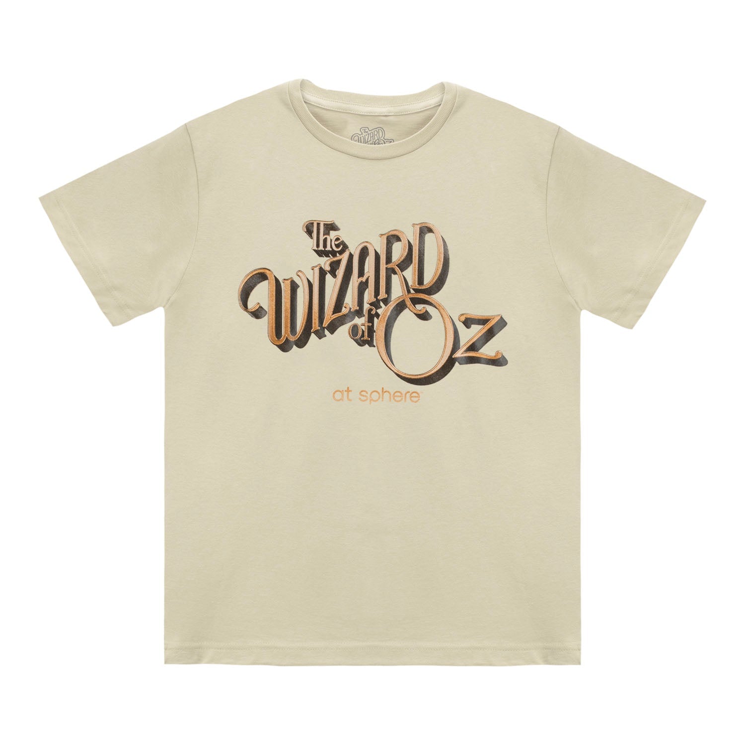 The Wizard of Oz at Sphere Logo Natural Tee - Front View
