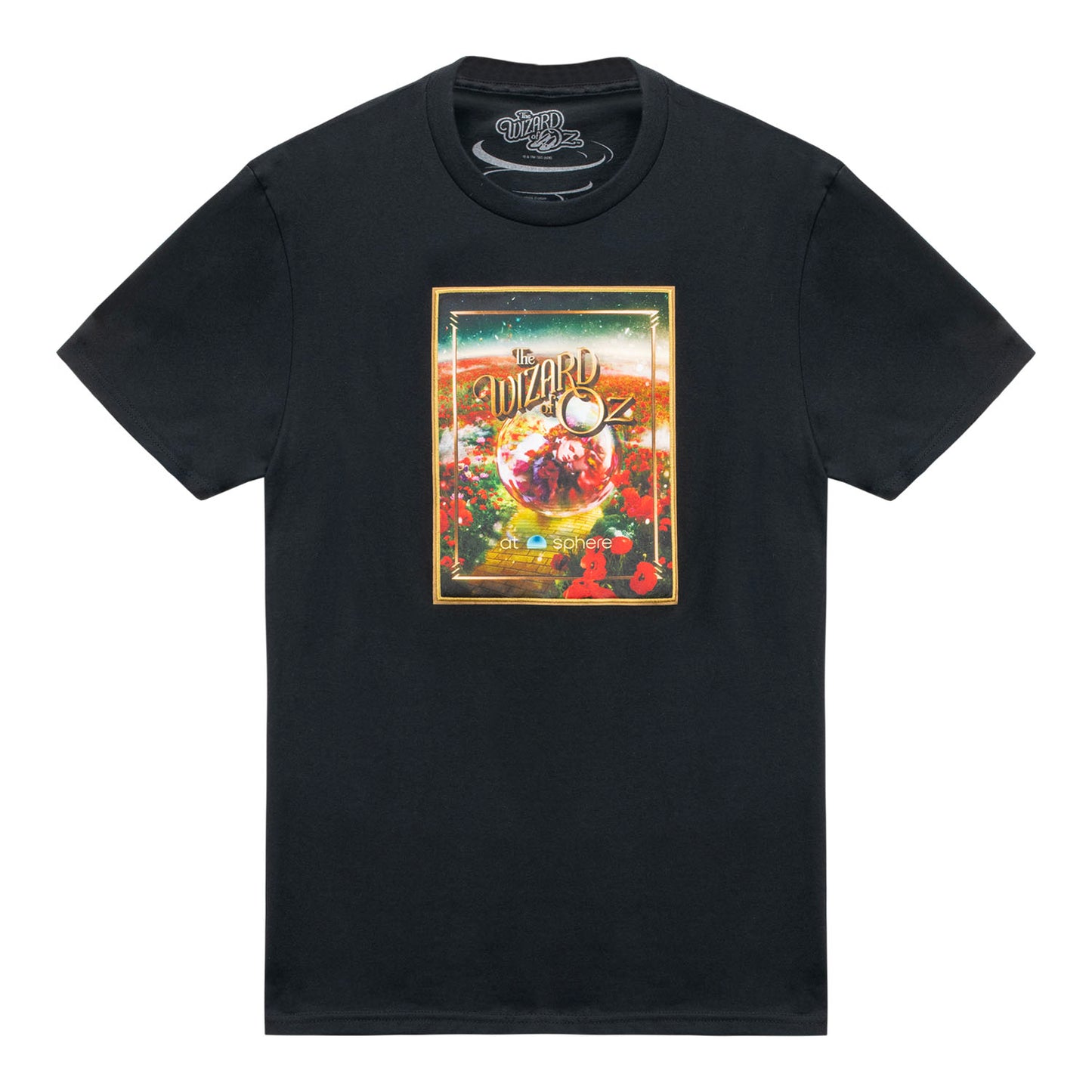 The Wizard of Oz at Sphere Dorothy Awakens Poster Tee In Black - Front View
