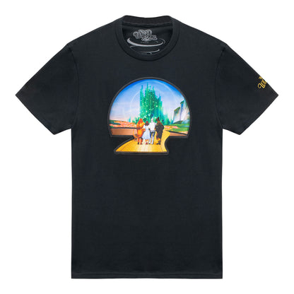 The Wizard of Oz at Sphere Yellow Brick Road Tee In Black - Front View