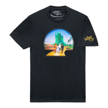 The Wizard of Oz at Sphere Yellow Brick Road Tee In Black - Sleeve View