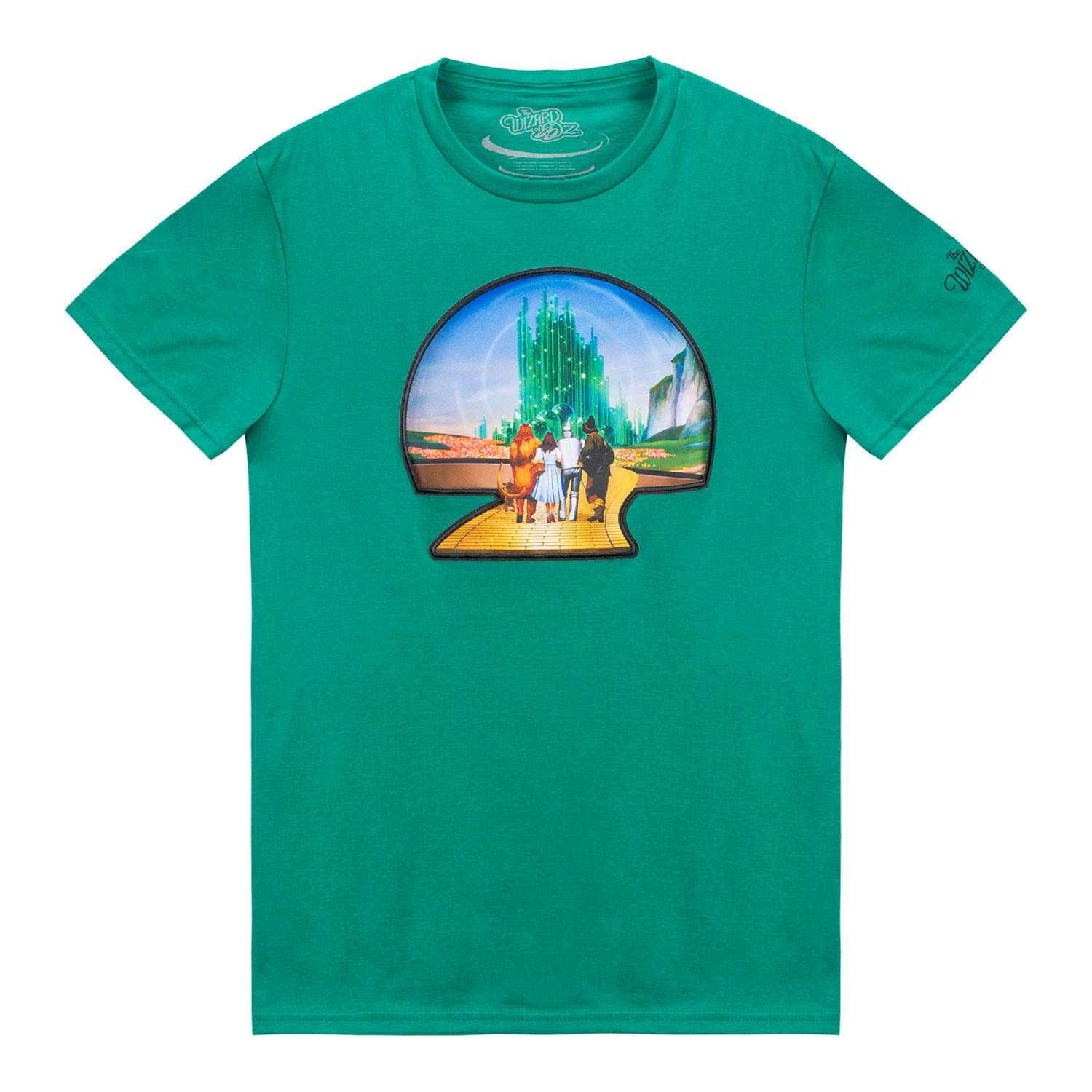 The Wizard of Oz at Sphere Yellow Brick Road Tee In Green - Front View