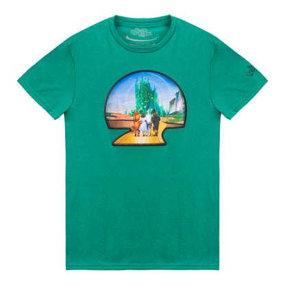 The Wizard of Oz at Sphere Yellow Brick Road Tee In Green - Front View