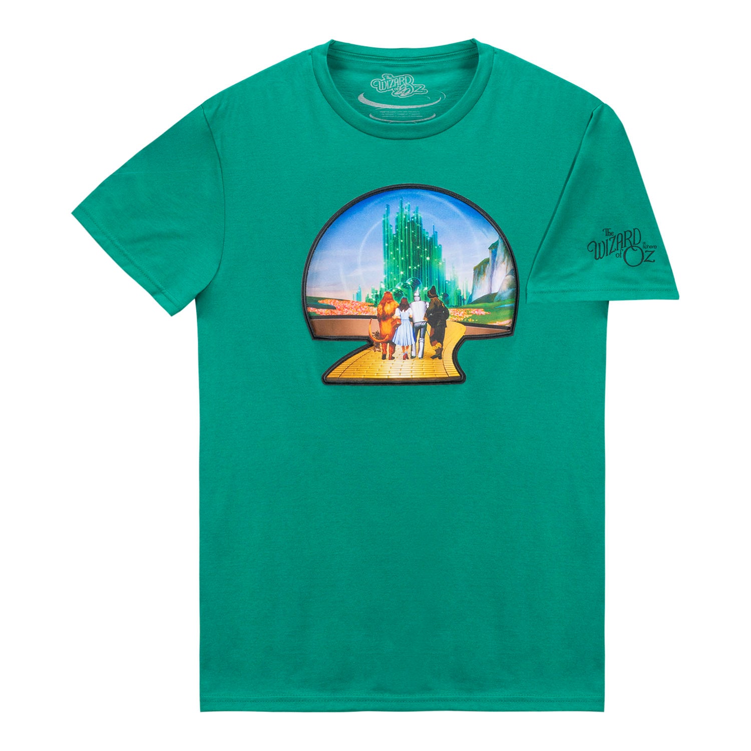 The Wizard of Oz at Sphere Yellow Brick Road Tee In Green - Sleeve View