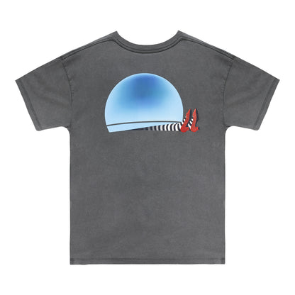 The Wizard Of Oz At Sphere Grey Tee-Legs With Red Logo