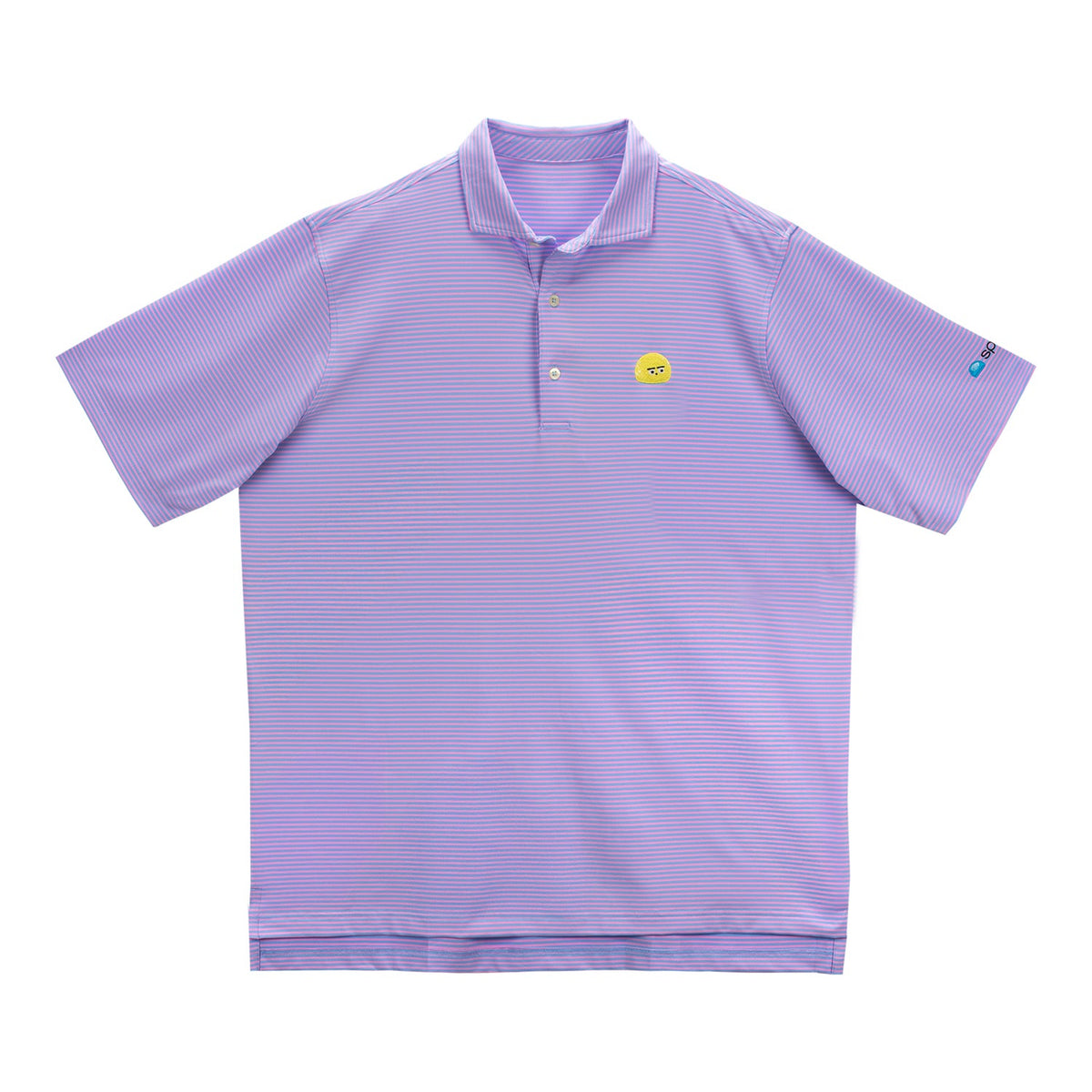 Orbi™ Club Stripe Golf Polo Blue/Pink