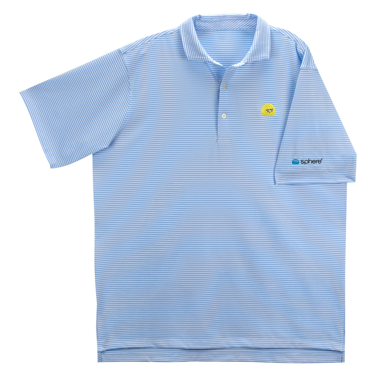 Orbi™ Club Stripe Golf Polo White/Blue