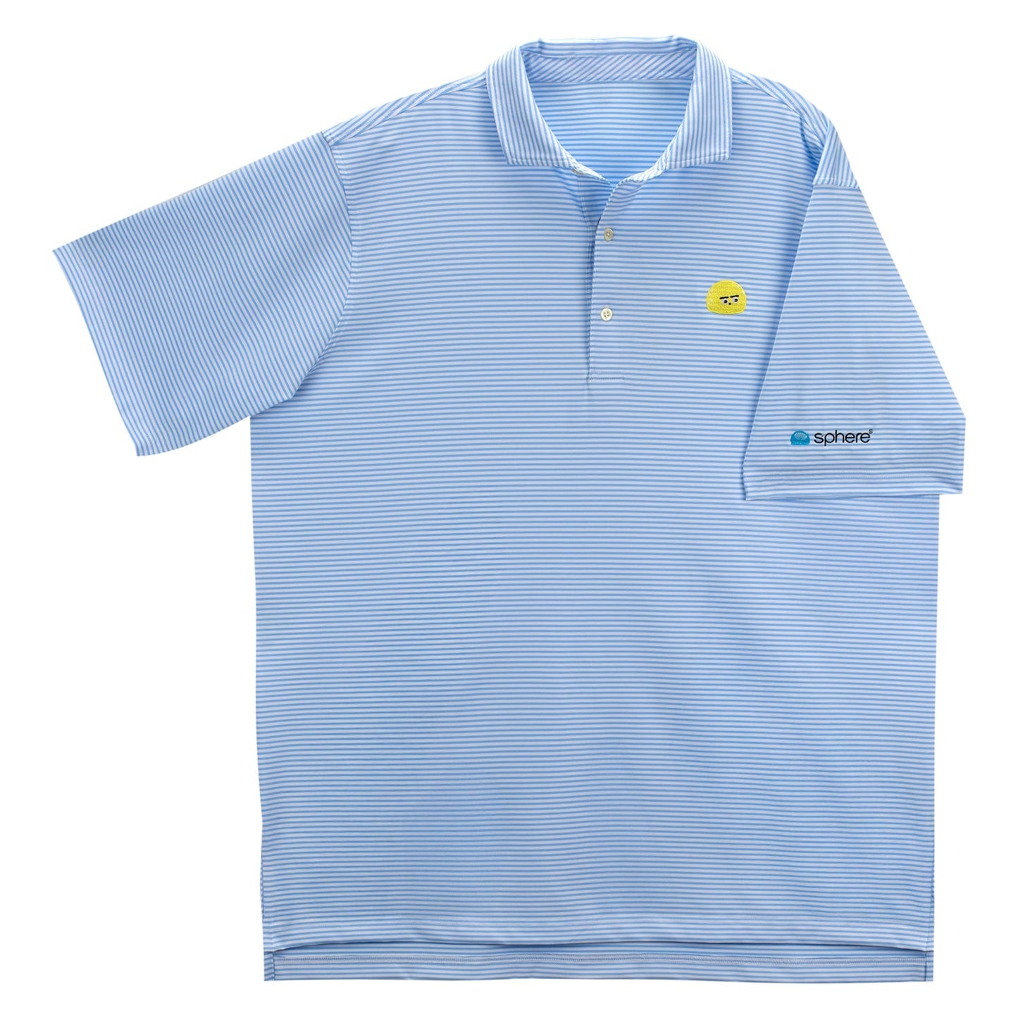 Orbi™ Club Stripe Golf Polo White/Blue