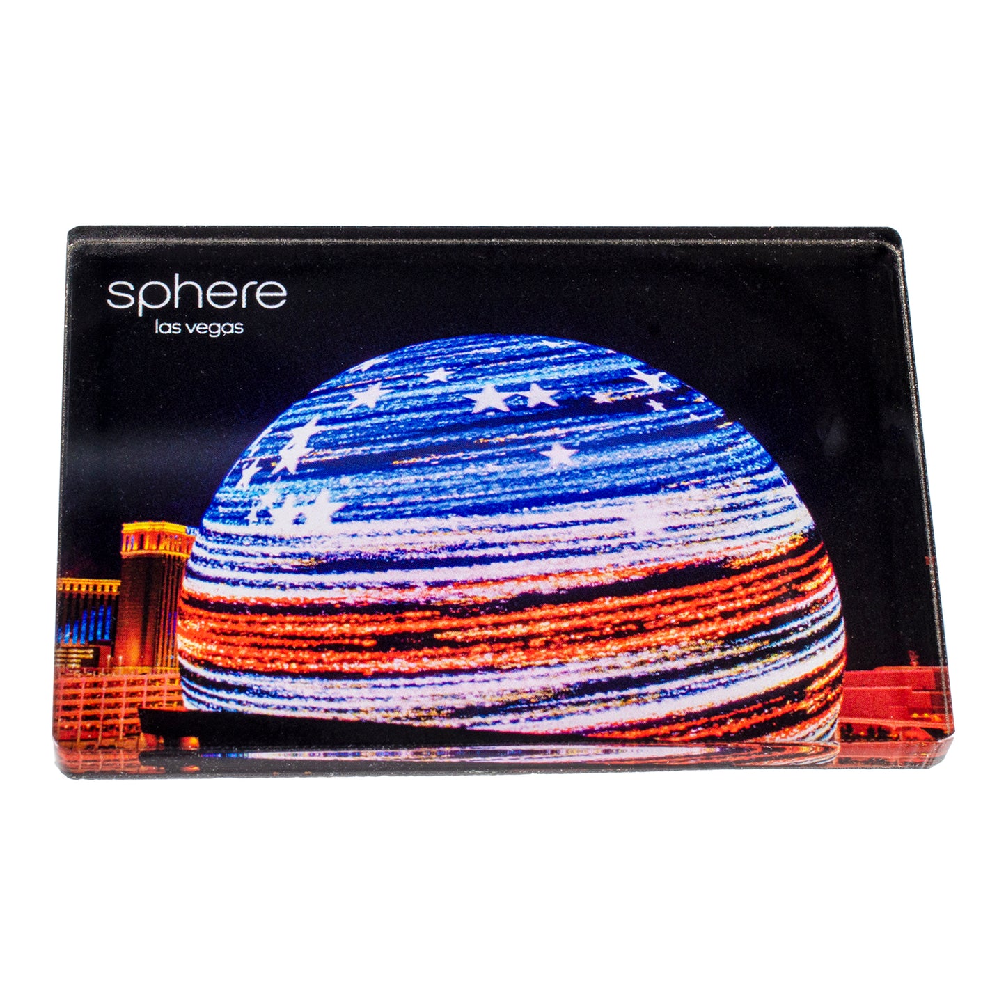 Sphere XO Flag Magnet - Front View