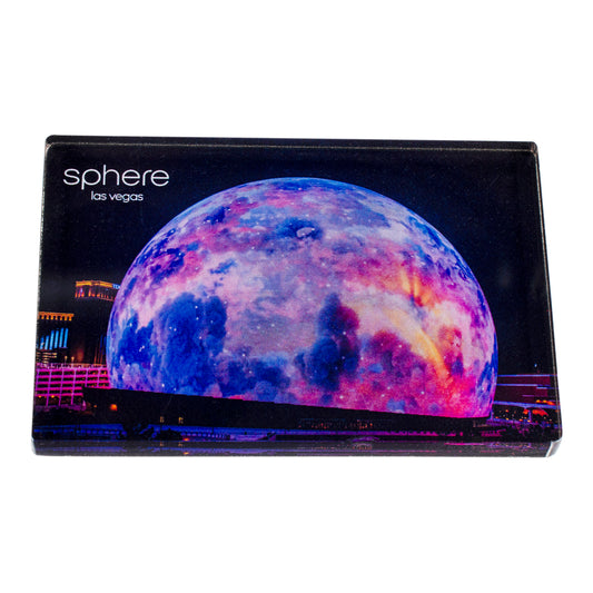 Sphere XO Clouds Magnet - Front View
