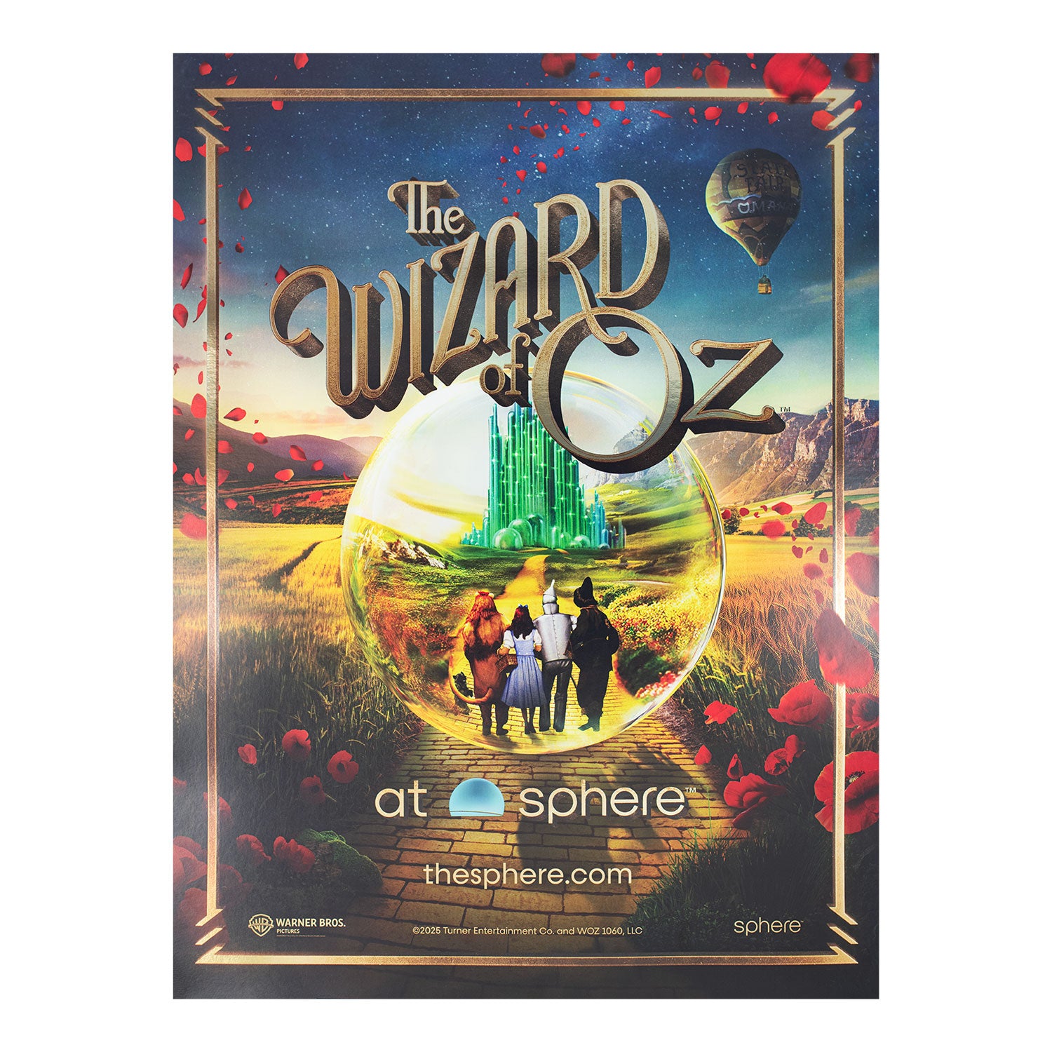 The Wizard of Oz at Sphere Yellow Brick Road™ Poster - Front View