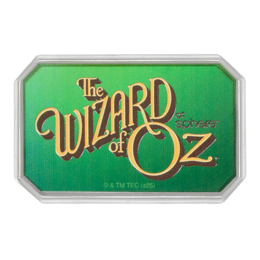 The Wizard of Oz at Sphere Classic Logo Emerald Green Square Magnet - Front View