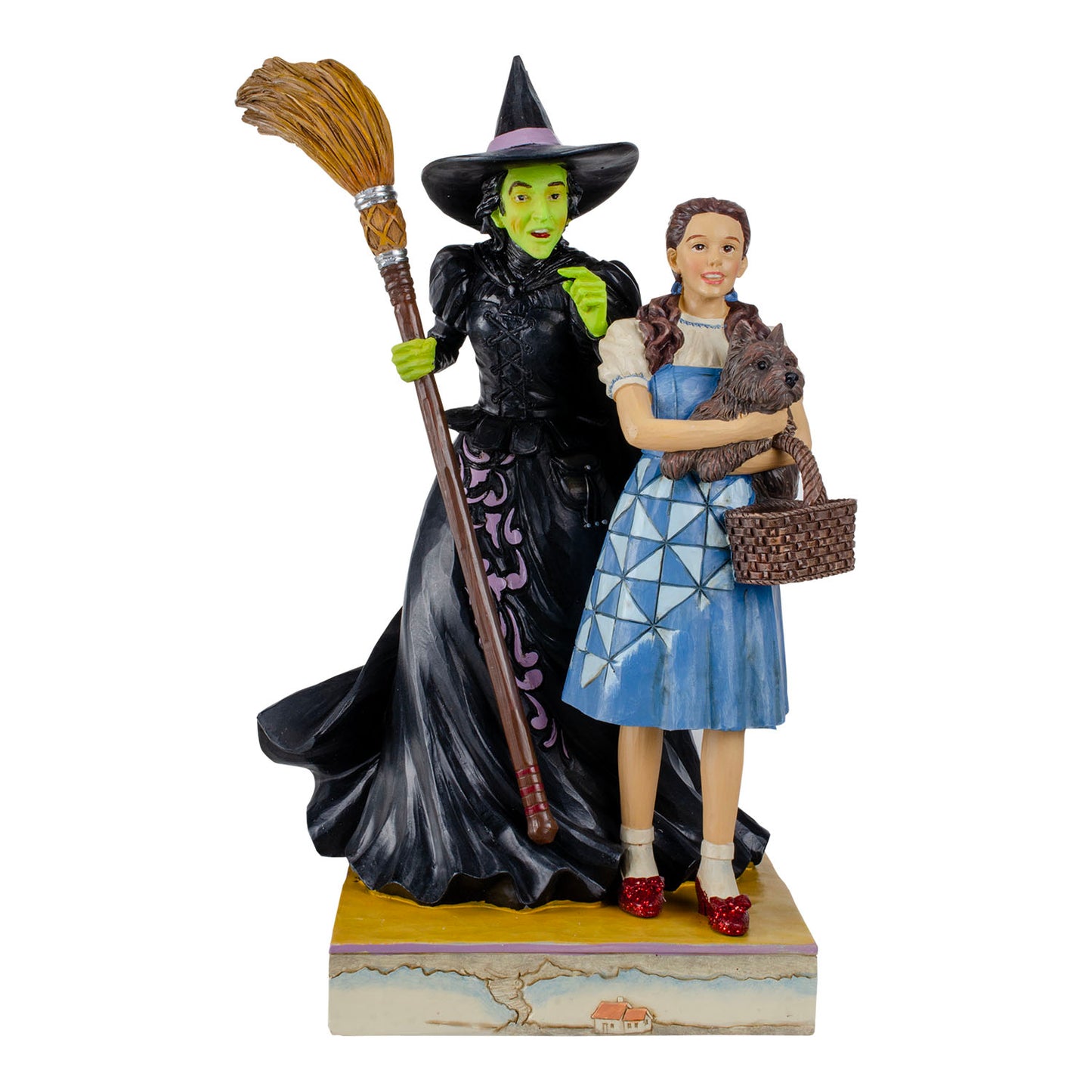 The Wizard of Oz at Sphere Dorothy and Wicked Witch Jim Shore Figurine In Multi-Color - Front View