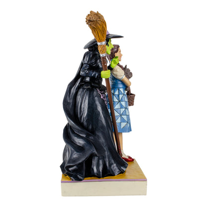 The Wizard of Oz at Sphere Dorothy and Wicked Witch Jim Shore Figurine In Multi-Color - Right Side View