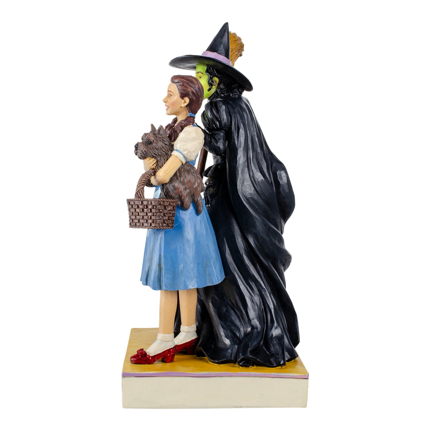 The Wizard of Oz at Sphere Dorothy and Wicked Witch Jim Shore Figurine In Multi-Color - Left Side View