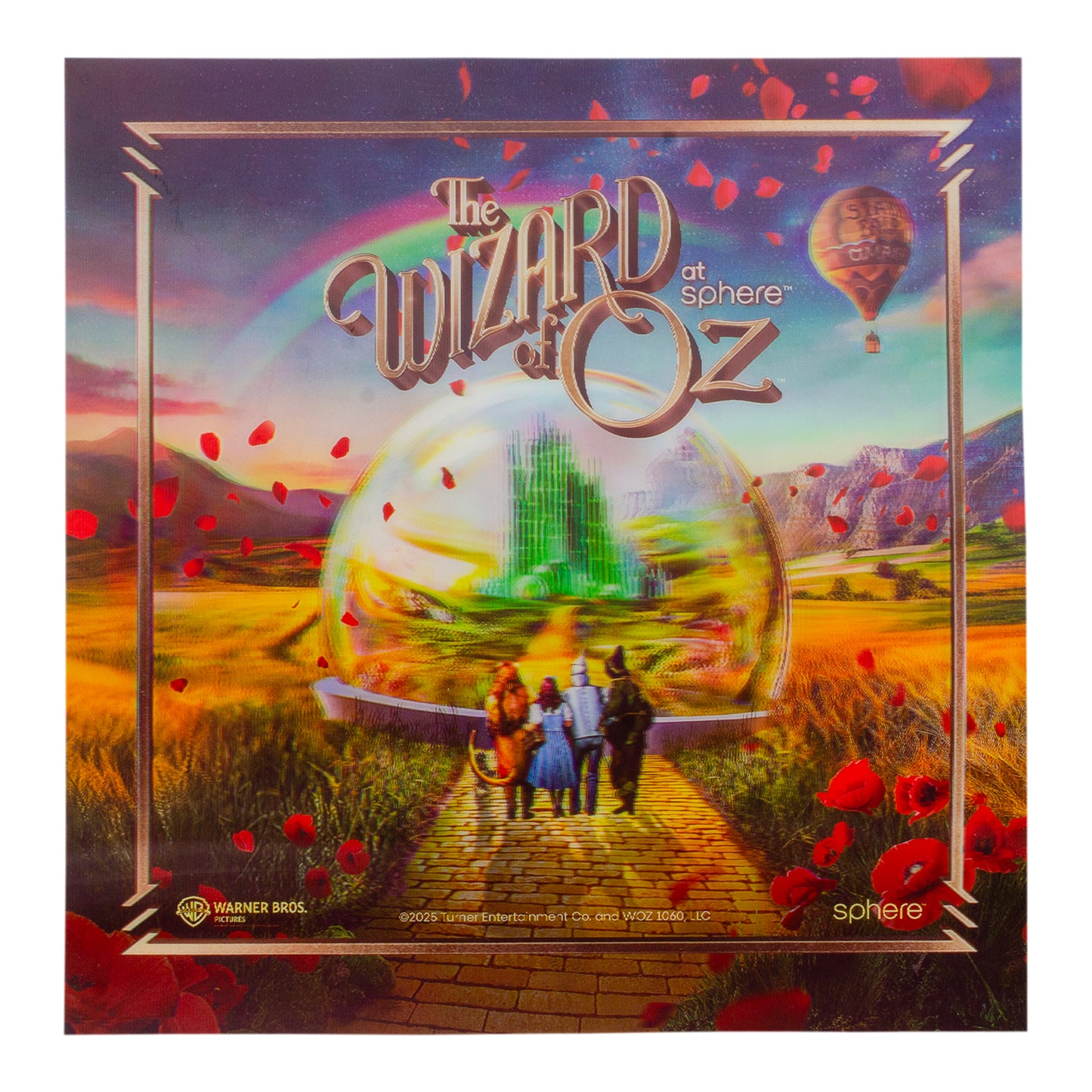 The Wizard of Oz at Sphere 3D Yellow Brick Road™ Lenticular Poster