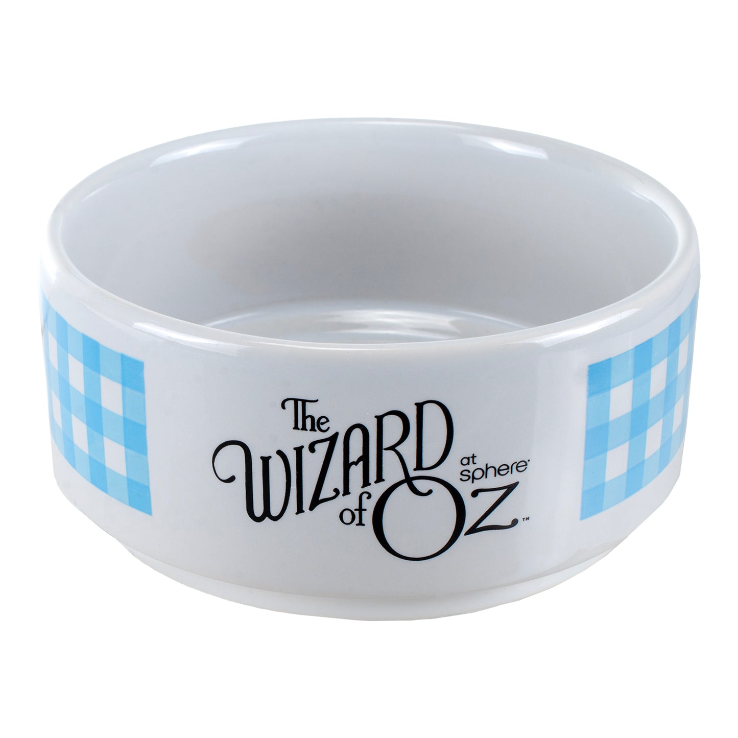 The Wizard of Oz at Sphere Ceramic Gingham Pet Bowl