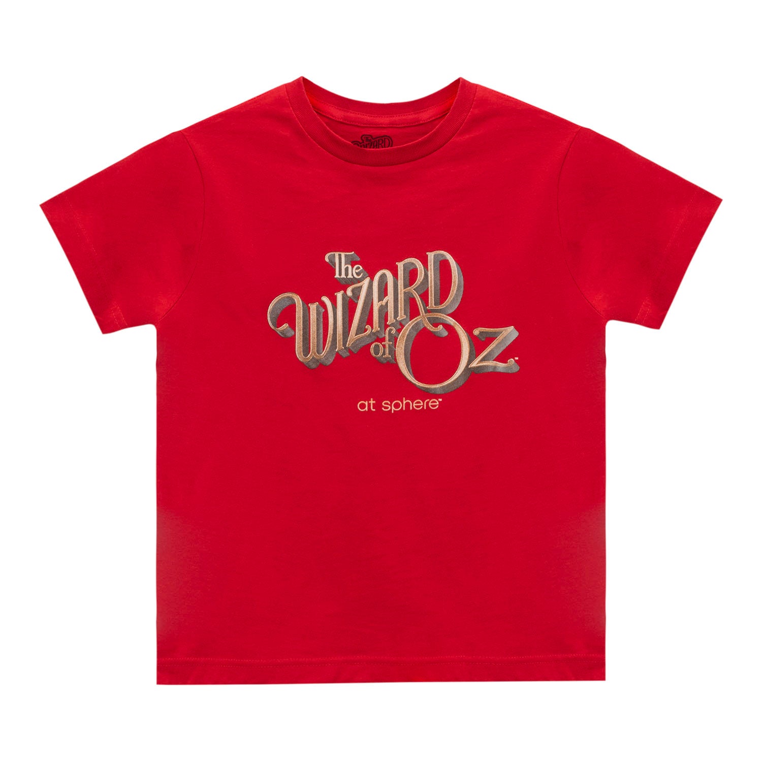 The Wizard of Oz at Sphere Logo Red Toddler Tee - Front View