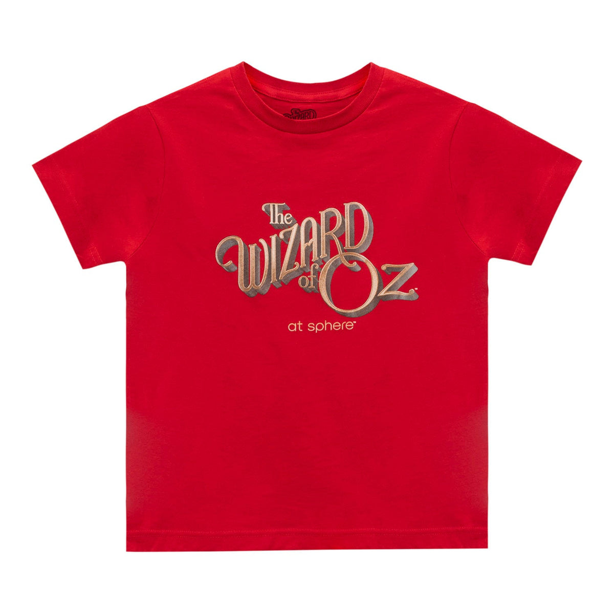 The Wizard of Oz at Sphere Logo Red Toddler Tee - Front View