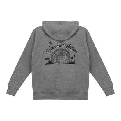 Kids Sphere Welcome Zip Hoodie - Back View