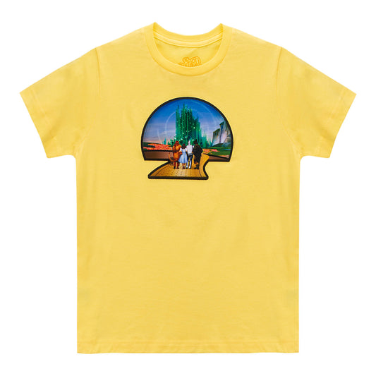 The Wizard of Oz at Sphere Yellow Brick Road Tee In Yellow - Front View
