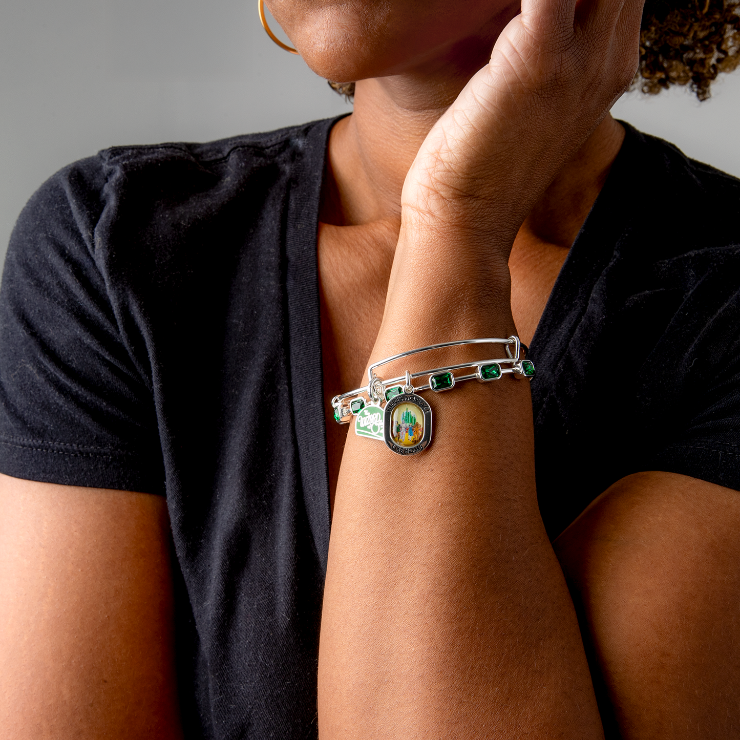 The Wizard of Oz at  Sphere X Alex & Ani No Place Like Home Charm Bracelet - Wrist View 3