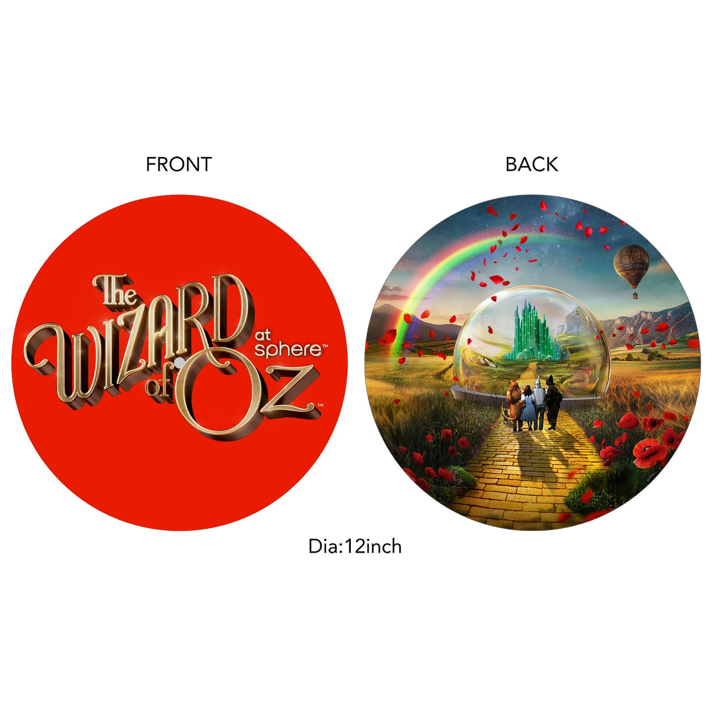 The Wizard of Oz at Sphere Art Sleeve With Bonus Slipmat