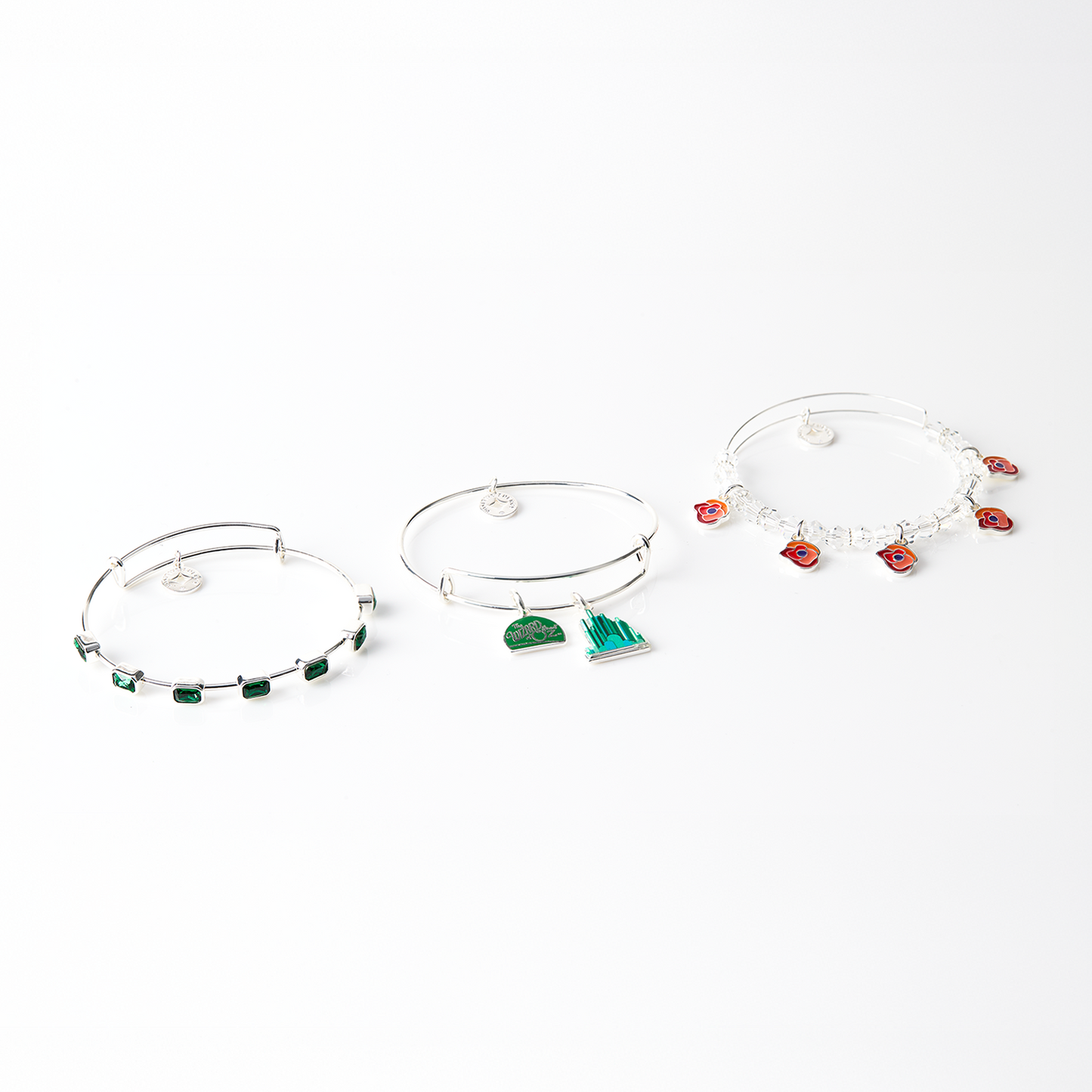 The Wizard of Oz at Sphere X Alex & Ani Emerald City™ Set of 3 - Layout Front View