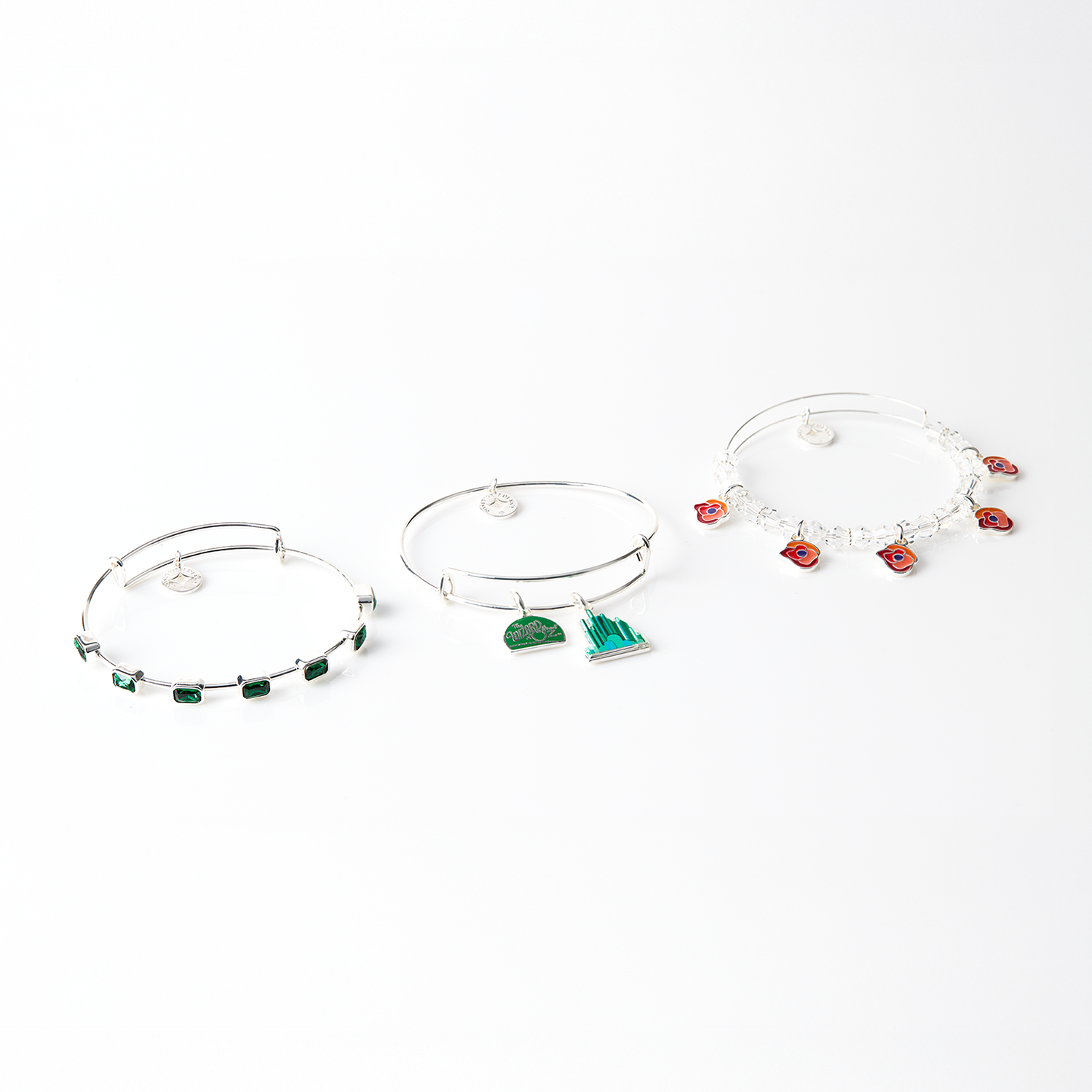 The Wizard of Oz at Sphere X Alex & Ani Emerald City™ Set of 3 - Layout Front View