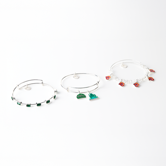 The Wizard of Oz at Sphere X Alex & Ani Emerald City™ Set of 3 - Layout Front View